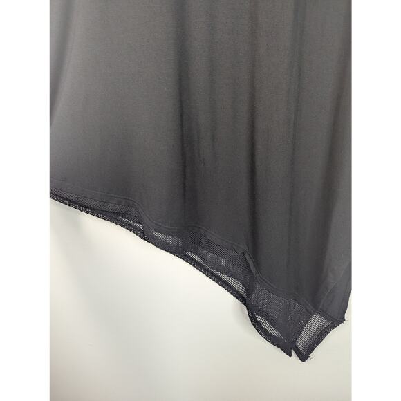 Killstar Black Manticore Asymmetrical Long Sleeve Mesh Tunic Top - Picture 5 of 11